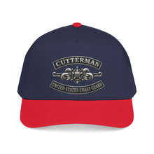 Load image into Gallery viewer, Mid Profile Baseball Cap - USCG - Cutterman - Enlisted w txt - 3D - Enhanced
