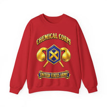 Load image into Gallery viewer, Crewneck Sweatshirt - Army - Chemical Corps - 3D - Enhanced
