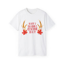 Load image into Gallery viewer, Unisex Ultra Cotton Tee - Happy Thanksgiving Day
