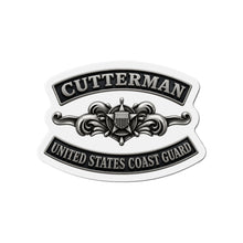 Load image into Gallery viewer, Die-Cut Magnet - USCG - Cutterman - Enlisted w txt - 3D - Enhanced
