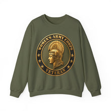 Load image into Gallery viewer, Crewneck Sweatshirt - Army - Women's Army Corps Veteran - 3D - Enhanced
