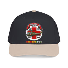 Load image into Gallery viewer, Mid Profile Baseball Cap - Army - 57th Medical Co - Original Dustoff - Vietnam w VN SVC - 3D - Enhanced

