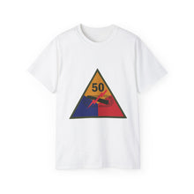 Load image into Gallery viewer, Unisex Ultra Cotton Tee - SSI - 50th Armored Division X 300
