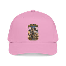 Load image into Gallery viewer, Mid Profile Baseball Cap - Army - Todays Buffalo Soldiers in Iraq - OIF - Cavalrymen at War  w IRAQ SVC - 3D - Enhanced
