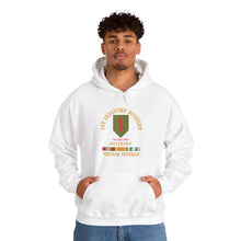 Load image into Gallery viewer, Hoodie – Army - SSI - 1st Infantry Division - Big Red One - Vietnam Veteran w VN SVC Bar X 300
