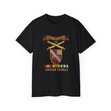 Load image into Gallery viewer, Unisex Ultra Cotton Tee - Army - 17th Field Artillery w Br - Ribbon, Vietnam Veteran w VN SVC - 3D - Enhanced
