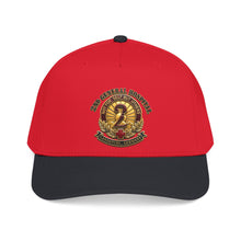 Load image into Gallery viewer, Mid Profile Baseball Cap - 2nd General Hospital - Landstuhl Germany - Black - 3D - Enhanced
