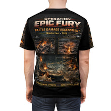 Load image into Gallery viewer, Operation EPIC FURY Tribute Tee — US Strike Against Iran Strategic Strike Campaign
