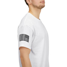 Load image into Gallery viewer, Unisex Heavy Cotton Tee - LRRP - Tip of the Spear with American Flag Sleeve
