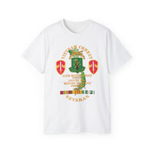 Load image into Gallery viewer, Unisex Ultra Cotton Tee - Army - Vietnam Combat Veteran w 212th Military Police Company - MACV SSI - VN SVC X 300
