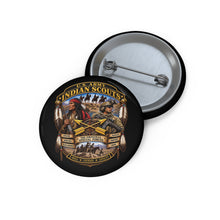 Load image into Gallery viewer, Custom Pin Buttons - United States Indian Scouts (USS) - Original Special Forces - 3D - Enhanced
