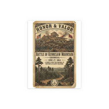 Load image into Gallery viewer, Indoor and Outdoor Silk Posters - Battle of Kennesaw Mountain
