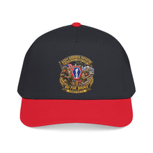 Load image into Gallery viewer, Mid Profile Baseball Cap - Army - 442nd Airborne Infantry Regimental Combat Team - 3D - Enhanced with EUR WWII SVC
