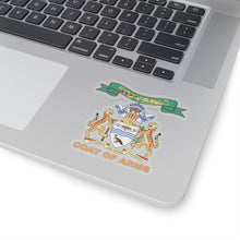 Load image into Gallery viewer, Kiss-Cut Stickers - COA - Coat of Arms of Guyana - Coat of Arms X 300
