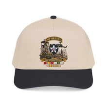 Load image into Gallery viewer, Mid Profile Baseball Cap - Army - 2nd Infantry Division w Br - Ribbon COLD WAR Vet Tab - Korea - 3D - Enhanced
