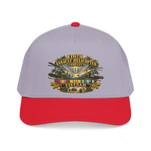 Load image into Gallery viewer, Mid Profile Baseball Cap - Army - 116th Assault Helicopter Co w  Aviator Badge w VN SVC - HORNETS - 3D - Enhanced
