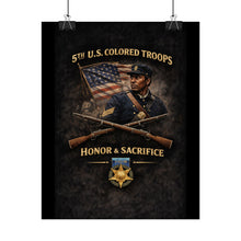 Load image into Gallery viewer, Posters - Honoring the 5th USCT, 1864 - Right 1
