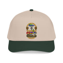 Load image into Gallery viewer, Mid Profile Baseball Cap - Vietnam Combat Veteran - 2nd Bn, 28th Inf 1st Inf Div - VN SVC w bronze star w OLC - 4 Stars w Battle Scene - 3D - Transparent
