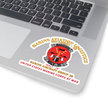 Load image into Gallery viewer, Kiss-Cut Stickers - USMC - Marine Aviation Logistics Squadron 39 - MALS 39 - Magicians
