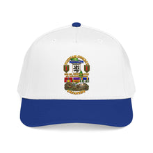 Load image into Gallery viewer, Mid Profile Baseball Cap - Vietnam Combat Veteran - 2nd Bn, 28th Inf 1st Inf Div - VN SVC w bronze star w OLC - 4 Stars w Battle Scene - 3D - Transparent
