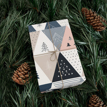 Load image into Gallery viewer, Gift Wrap Paper — Minimalist Scandinavian geometric pattern
