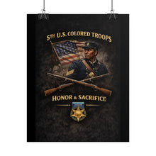 Load image into Gallery viewer, Posters - Honoring the 5th USCT, 1864 - Right 1

