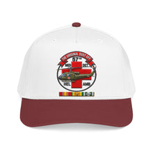 Load image into Gallery viewer, Mid Profile Baseball Cap - Army - 57th Medical Co - Original Dustoff - Vietnam w VN SVC - 3D - Enhanced
