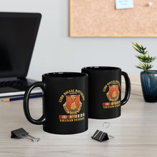 Load image into Gallery viewer, Black Mug — 53rd Signal Battalion (Corps) - Vietnam Veteran with VN SVC w 3D GOld Enhanced X 300
