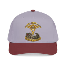 Load image into Gallery viewer, Mid Profile Baseball Cap - Army - Medical Corps - US Army w Scene - 3D - Enhanced
