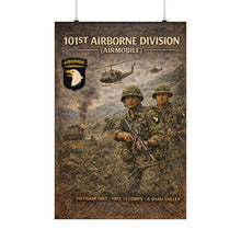 Load image into Gallery viewer, Matte Poster - 101st Airborne in the A Shau Valley
