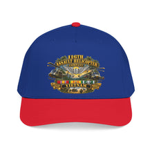 Load image into Gallery viewer, Mid Profile Baseball Cap - Army - 116th Assault Helicopter Co w  Aviator Badge w VN SVC - HORNETS - 3D - Enhanced
