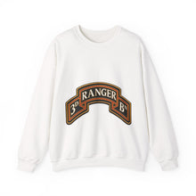 Load image into Gallery viewer, Crewneck Sweatshirt - Army - 3rd Ranger Battalion - Ranger Scroll - 3D - Enhanced
