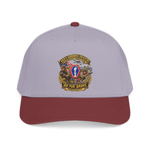 Load image into Gallery viewer, Mid Profile Baseball Cap - Army - 442nd Airborne Infantry Regimental Combat Team - 3D - Enhanced with EUR WWII SVC
