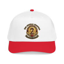 Load image into Gallery viewer, Mid Profile Baseball Cap - 2nd General Hospital - Landstuhl Germany - Black - 3D - Enhanced
