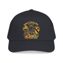 Load image into Gallery viewer, Mid Profile Baseball Cap - Army - 8th Cavalry (Air Cav) - 1st Cav Division w VN SVC - 3D - Enhanced

