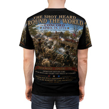 Load image into Gallery viewer, “CONCORD · APRIL 19, 1775” Tribute Tee — "The Shot Heard Round the World"
