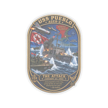 Load image into Gallery viewer, Kiss-Cut Stickers - USS Pueblo Attack-Defense Commemorative Patch
