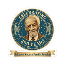 Load image into Gallery viewer, Kiss-Cut Stickers - Solomon Koonce Family Reunion
