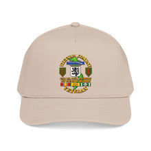 Load image into Gallery viewer, Mid Profile Baseball Cap - Vietnam Veteran Combat - 2nd Bn, 28th Infantry - 1st ID - with VN SVC - 3D - Transparent
