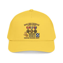 Load image into Gallery viewer, Mid Profile Baseball Cap - Army - Iraq War Veteran - 3rd Infantry Division - 3D - Enhanced
