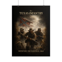Load image into Gallery viewer, Rolled Posters - 1st Texas Infantry in the cornfield - Poster
