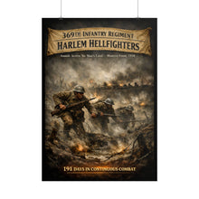 Load image into Gallery viewer, Rolled Posters - 369th Infantry Regiment - Assault across No Man's Land - WWI - Poster
