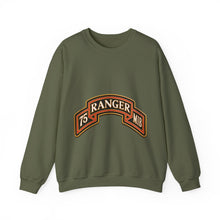 Load image into Gallery viewer, Crewneck Sweatshirt - Army - 75th Ranger Regiment - MIB - Ranger Scroll - 3D - Enhanced
