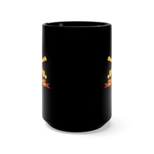 Load image into Gallery viewer, Black Coffee Mug 15oz - Army - 28th Field Artillery Regiment w Br - Ribbon X 300
