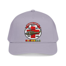 Load image into Gallery viewer, Mid Profile Baseball Cap - Army - 57th Medical Co - Original Dustoff - Vietnam w VN SVC - 3D - Enhanced
