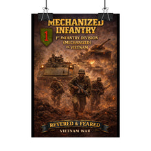 Load image into Gallery viewer, Rolled Posters - 1st Infantry Division in Vietnam - Mechanized
