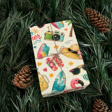 Load image into Gallery viewer, Gift Wrap Paper — Hello Summer Beach Vibes
