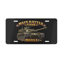 Load image into Gallery viewer, License Plate - Main Battle Tank - M60A3 - 3D - Enhanced
