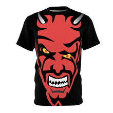 Load image into Gallery viewer, Unisex Cut &amp; Sew Tee (AOP) - Red Devil
