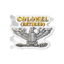 Load image into Gallery viewer, Die-Cut Magnet - Colonel - Retired - 3D - Enhanced
